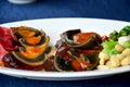 Appetizer century egg with side dish