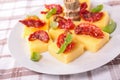 Appetizer,polenta Royalty Free Stock Photo