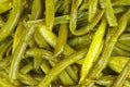 Appetizer: spicy marinated wax beans