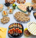 Appetizer at wedding table Royalty Free Stock Photo