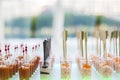 Appetizers in a Mediterranean wedding, a single-bite snack