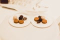 Appetizers in a Mediterranean wedding, a single-bite snack