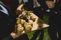 Appetizers in a Mediterranean wedding, a single-bite snack