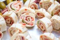 Appetizers at wedding table Royalty Free Stock Photo