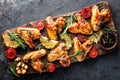 Chicken wings grilled barbecue Royalty Free Stock Photo