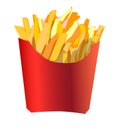 Appetizing and delicious french fries