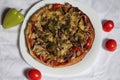 Vegetarian pizza Royalty Free Stock Photo