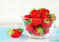 Appetizing Red Strawberries