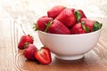 Appetizing strawberry. Royalty Free Stock Photo