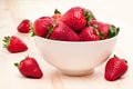 Appetizing strawberry. Royalty Free Stock Photo