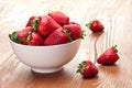 Appetizing strawberry. Royalty Free Stock Photo