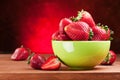 Appetizing strawberry. Royalty Free Stock Photo