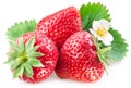 Appetizing strawberry. Royalty Free Stock Photo