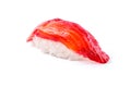 appetizing sushi with smoked salmon on a white background for a food delivery site 1