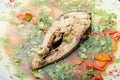 Fish soup or chowder Royalty Free Stock Photo