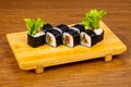 Appetizing yasai roll Royalty Free Stock Photo