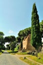 Appia Antica Street in Rome Royalty Free Stock Photo