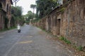 Appian Way in Rome, Italy Royalty Free Stock Photo