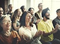 Applause Appreciation Award Cheerful Meeting Concept Royalty Free Stock Photo