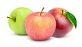 Red and Green Apple Royalty Free Stock Photo