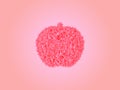 Apple abstract isolated