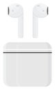 Apple air pods, icon Royalty Free Stock Photo