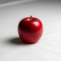 Apple appears fresh, with a clean and shiny skin, featuring subtle Royalty Free Stock Photo