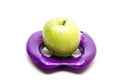 Apple on apple divisor Royalty Free Stock Photo