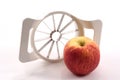 Apple and Apple Slicer Royalty Free Stock Photo