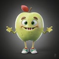 An Apple with Attitude: Hilarious Hands-on Humor!