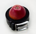 Apple in a belt