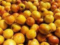 Apple ber berry Indian Jujube berries jujuba fruit Indian-plum chinese date Chinese-apple ripe dunks ziziphus mauritia photo Royalty Free Stock Photo