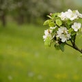 Apple blossom on spring