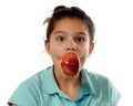 Apple Bobbing Success Royalty Free Stock Photo