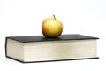 Apple on Book Royalty Free Stock Photo