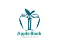 Apple book logo design inspiration