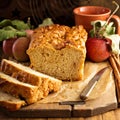 Apple bread rustic style Royalty Free Stock Photo