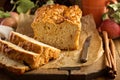 Apple bread rustic style Royalty Free Stock Photo