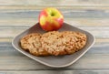 Apple Brown Butter Cookies and Apple