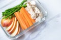 Apple, Carrot, Chicken Breast, Healthy Clean Food Royalty Free Stock Photo