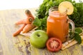 Apple, Carrot and Tomato juice