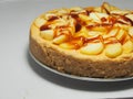 Apple Cheesecake for a Friend Royalty Free Stock Photo