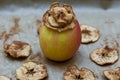 Apple chips with cinnamon