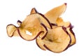Apple Chips Isolated Royalty Free Stock Photo