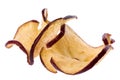 Apple Chips Isolated Royalty Free Stock Photo