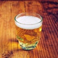 Apple cider beer in a glass Royalty Free Stock Photo