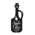Apple cider bottle