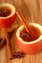 Apple cider with cinammon and star anise