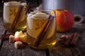 Apple cider with cinnamon Royalty Free Stock Photo
