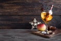 Apple cider drink Royalty Free Stock Photo